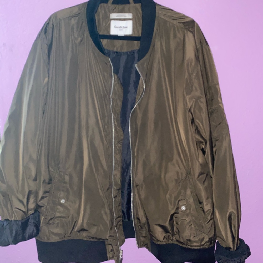 Oversized bomber jacket